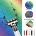 thumbnail image 6 of Multicolor Rainbow Abstract Colored Gradient Rectangle Area Rug 2x6ft,Living Room Rug Non-Slip Washable Circle Rugs Pad,Ombre Art Soft Floor Carpet for Bedroom Dining Room, 6 of 9