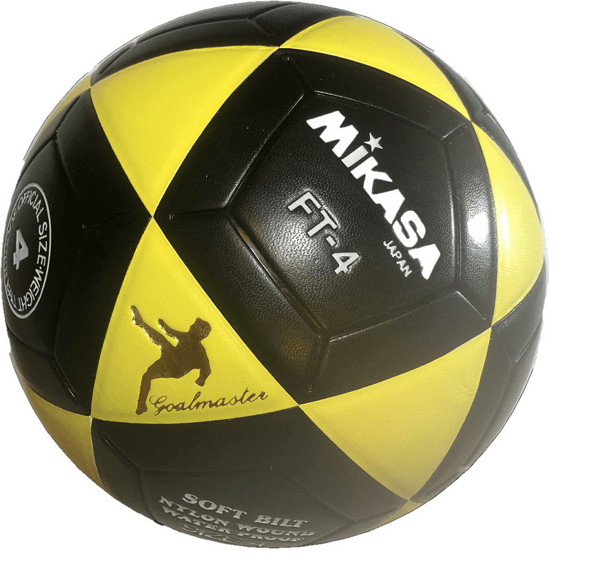 Mikasa FT4 Goal Master Soccer Ball Size 4 Yellow Black Walmart Canada
