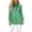 Green, variant on Ruffled Mock Neck Tops for Women Lightweight Thin Self Tie Bow Pleated Long Sleeve Tunic Blouses Dressy Casual Button Down Solid Color Office Shirts XXL