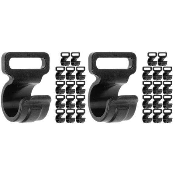 Tent Clips Connection Hooks Accessories Pole Connectors Garden Canopy Series Pp 30 Pcs