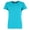 Tropical Blue, variant on Gildan Women Cotton Crew Neck T Shirt