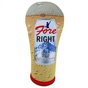 Fore Right Light Beer Fairway Club Headcover Handmade by BeeJo's Golf