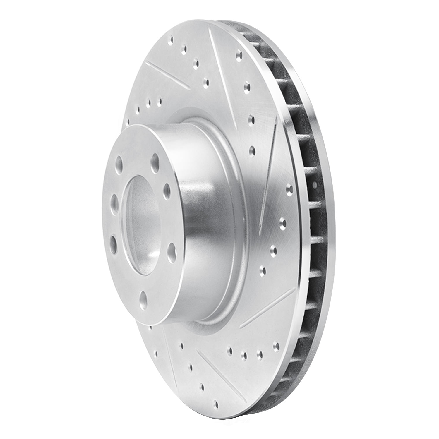 Dynamic Friction Company 631-31033R DFC Brake Rotor - Drilled And Slotted - Silver