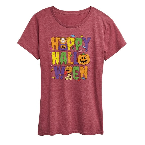 Garfield - Happy Halloween Icons - Women's Short Sleeve Graphic T-Shirt