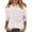 White, variant on Fgvctg Valentine's Day Women's Tops Casual 3/4 Length Sleeve Crewneck Shirts Romantic Date Night Pullover Top Plus Size Love Heart Print Blouses Gifts for Women Black 3XL