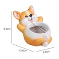thumbnail image 6 of Yesbay Animal Flower Pot Cat Dog Succulents Pots Resin Planter with Drainage Hole for Succulents Desk Decoration, 6 of 8