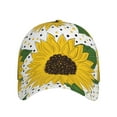 thumbnail image 2 of Fotbe Sunflowers Baseball Cap, Sunflowers Print Dad Hat,Outdoor Hat,Adjustable Sports Cap, Perfect For Activities, 2 of 9