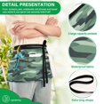 thumbnail image 4 of Yayeee Waist Apron with Pockets for Cooking Waterproof Half Server Aprons, Forest Camouflage Pattern, 4 of 7