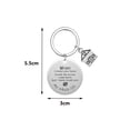 thumbnail image 2 of My Whole Life Keychain Fashion Stainless Steel Home Pendant Jewelry Gift House Keyring DIY Handmade I Love You Key Chain, 2 of 5