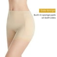 thumbnail image 4 of Prolriy Shapewear Tummy Control Women's Butt Lifter Lace Boy Shorts Shapewear Sponge Padded Body Shaper Panties Butt Hip Enhancer Control Panties Butt Lifting Shapewear Beige L, 4 of 8