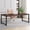 Brown, variant on Finmind 78.7 Inch Large Computer Table, Modern Sturdy Writing Desk for Home Office, Rustic Brown