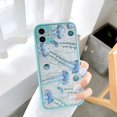 thumbnail image 3 of Cute Cartoon Jellyfishes Printed Phone Case for iPhone X XR XS 7 8 Plus SE2 12 13 mini 11 14 15 Pro Max Matte Shockproof Cover, 3 of 5