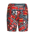 thumbnail image 5 of Fotbe Fire Sign Pajama Shorts for Men, Men's Pajama Bottoms, Sleepwear,Short Pajama Pants-, 5 of 9
