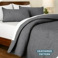 thumbnail image 2 of Bare Home Down Alternative Comforter Set - 3-Pieces - All Seasons - Queen, Heather Gray, 2 of 5