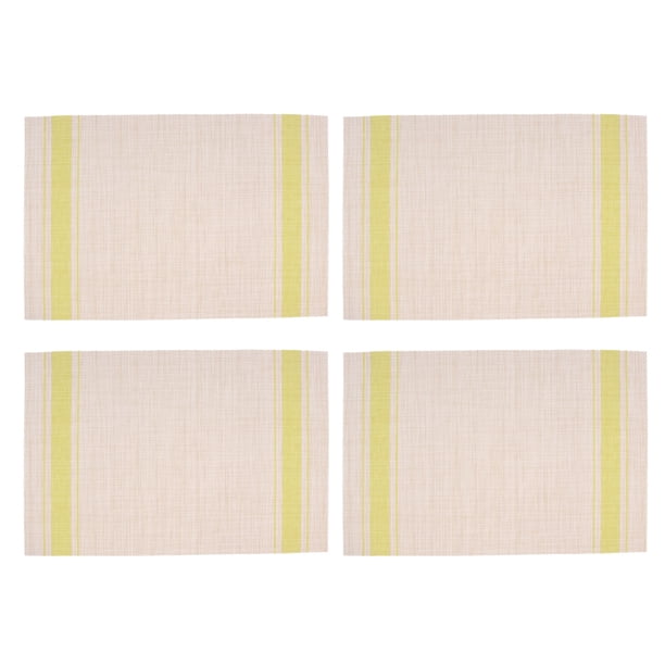 de 4 manteles individuales de con de flores para el de la de comedor, mantel individual en accesorios de cocina, alfombri Verde BLESIY Cocina que cena el mantel individual
