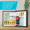 thumbnail image 4 of Arctic Wind New 1.6-Cu. Ft. Standard Compact Refrigerator with Freezer Compartment, Black, 2AW1BF16A, 4 of 10