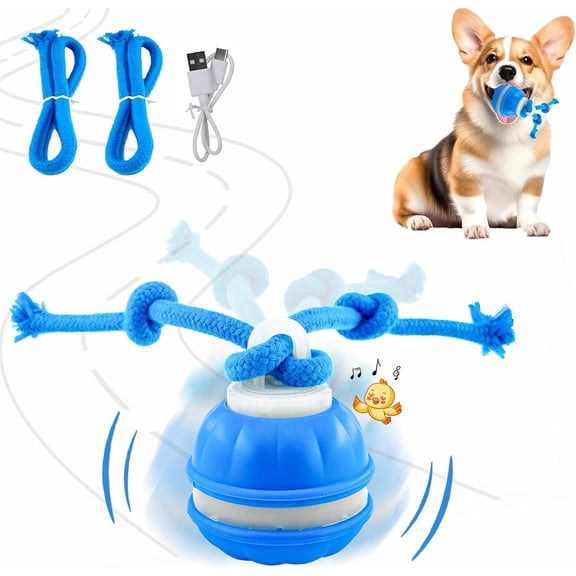 Smart Motion Pet Ball, Interactive Dog Toy with Automatic Rolling & Sound, USB Rechargeable, for Small Medium Dogs
