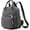 Grey, variant on JennyShop Lightweight Top Handle Satchel, High Quality Small Backpack for Women Casual Quilted Square Bag Waterproof Multi Pockets Daypack