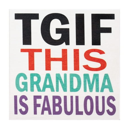 

JennyGems Grandma Gifts This Grandma Is Fabulous Wooden Sign Gift for Grandma Decor and Wall Hangi