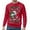 Red, variant on Mens Christmas Sweatshirts Fall Tops Funny Animal Long Sleeve Crewneck Soft Blend Mens Warm Clothing,Dark Blue,XL