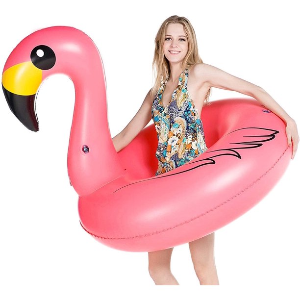 giant flamingo raft