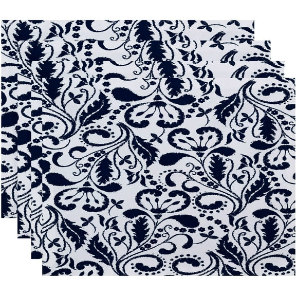 Simply Daisy 18" x 14" Aurora Floral Print Placemat (Set of 4)