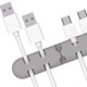 thumbnail image 2 of Seitruly Devanadera de Cable de silicona, soporte de enchufe, Cable de escritorio de gestión, Cable USB, de datos, organizador de almacenamiento Electrónica gris, 2 of 4