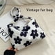 thumbnail image 3 of Bolso de hombro Qarigey para mujer estuche de almacenamiento organizadores encantadores bolsa portátil con cierre de cremallera Bolsas de mensajero y de hombro Blanco, 3 of 6