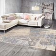 thumbnail image 4 of Pasargad Home  Modern Collection Silk & Wool Area Rug, Grey Grey 10' x 14' 10' x 14', 4 of 4