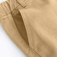 thumbnail image 6 of Spazoro Boys 2PC Cargo Pants, Elastic Waist Baggy Cotton Solid Color Multi-Pockets Casual Jogger for Boys Khaki Size 7 T, 6 of 6