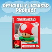 Super Mario Bros Mushroom Digital Alarm Clock with Power Up Sound Official Nintendo Merchandise