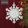 thumbnail image 2 of Colgantes navideños copo de nieve ala de Ángel diseño de alce colgante para fiesta navideña decoración de árbol de Navidad ANGGREK  Otros, 2 of 7