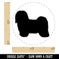 thumbnail image 2 of Havanese Dog Solid Self-Inking Rubber Stamp Ink Stamper - Yellow Ink - Mini 1/2 Inch, 2 of 7