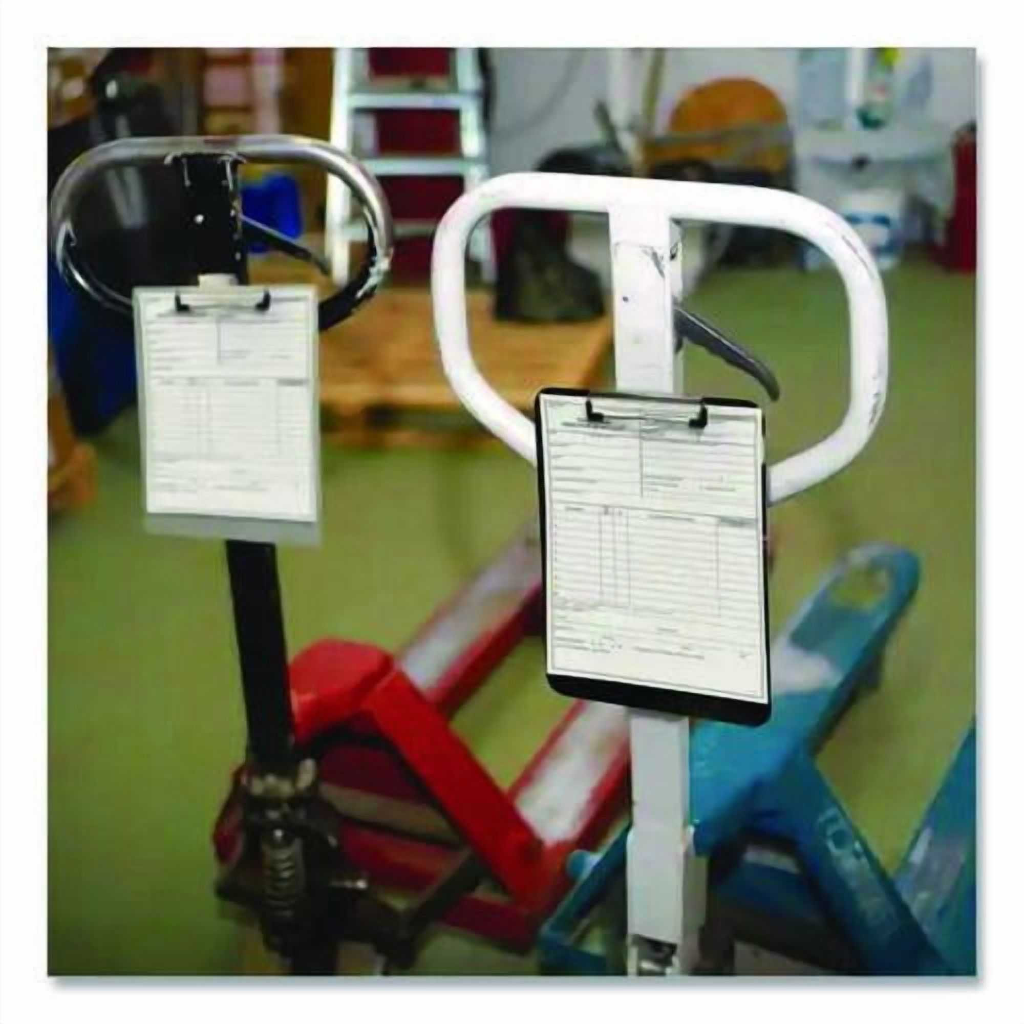 Officemate Aluminum Magnetic Clipboard, 1.5" Clip Capacity, Holds 8 x 11 Sheets, Gray | Bundle of 5