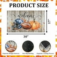 thumbnail image 3 of Fall Football Door Mat Outdoor Entrance Rug Non-Slip Pumpkin Front Door Mats Fall Decorations for Home Low-Profile Autumn Welcome Doormat for Indoor Outdoor Thanksgiving Decor 17"x30", 3 of 6
