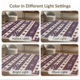 thumbnail image 7 of ODIKA 3'x5' Washable Accent Rug Pet Friendly, Non-Shedding Mat Stripes Independence Border Door Welcome July Stars Patriotic Playful Expressive for Bedside, Nursery Room, 7 of 7