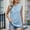 Blue, variant on Women's Solid Color V Neck Button Up Sleeveless Chiffon Vest Top Bike Tops for Women Petite Fitness Top Women Base 2xl Crop Top Fitness Tops for Women Asymmetric Tunic 3xl Tops Shirt 3x 6x Top Muscle