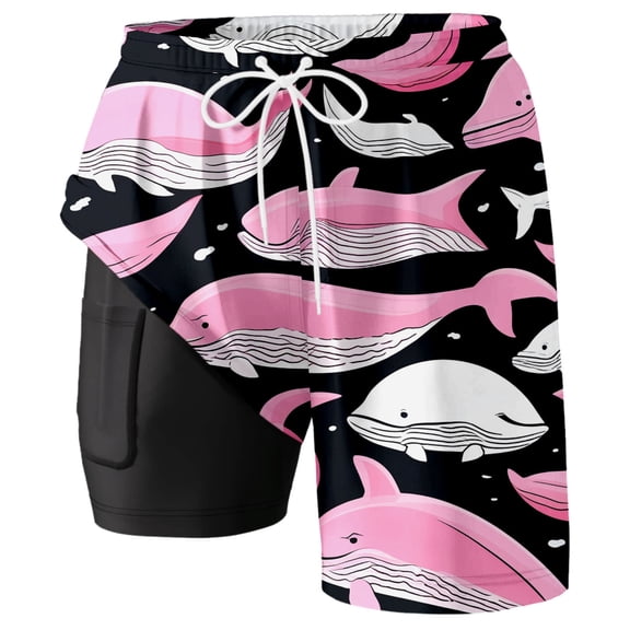 Kcolen Mens Swim Trunks 9 Inch Lined Solid Short Pants Stretchy Upf Rash Guard Shorts for Men Mens Swim Trunks Summer Beach Loose Fit Swimwear
