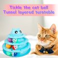 thumbnail image 1 of Antqov Pet Toy Three-layer Turntable Track Funny Self-teaching Turntable Pet Toy, 1 of 6