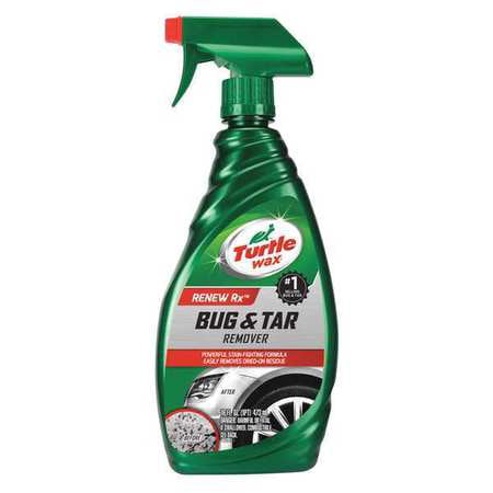 Bug/Tar Remover, 16 Oz, Bottle, Clear TURTLE WAX (Best Product To Remove Bugs And Tar From Car)