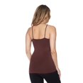 thumbnail image 3 of Women's Seamless Triple Criss-Cross Front Cami Tank Top, Decadent Chocolate, One Size, 1PC, 3 of 5
