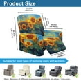 thumbnail image 7 of Xoenoiee Sunflower Pattern Recliner Chair Cover Stretch Sofa Slipcover Sofa Cover 4-Pieces Furniture Protector Couch Cover with Elastic Bottom, 7 of 7
