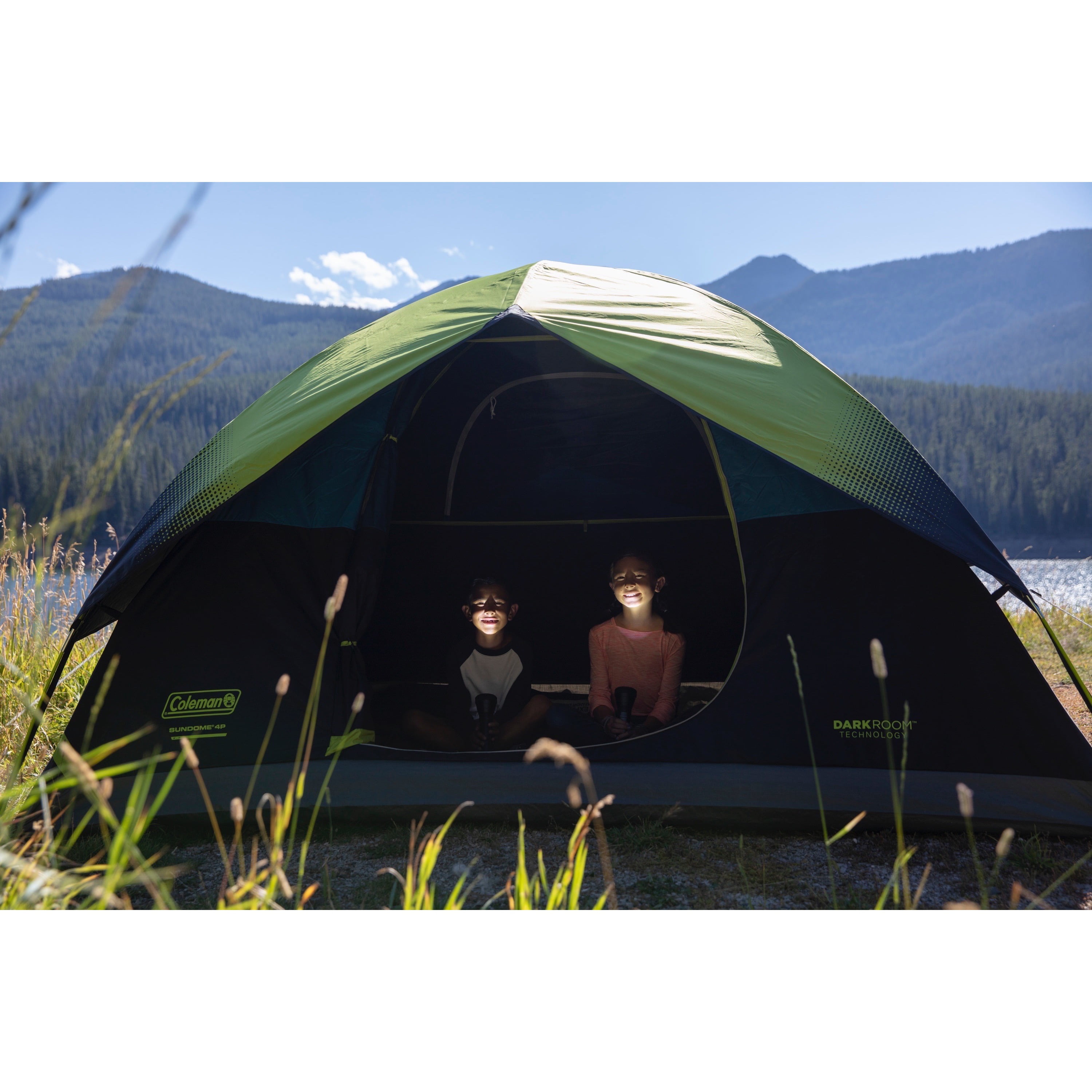 Coleman 6-Person Sundome Dark Room Dome Camping Tent