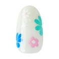 thumbnail image 6 of KISS Voguish Fantasy Press on Nails, Blisspop, White, Medium Oval, 28 Count, 6 of 12