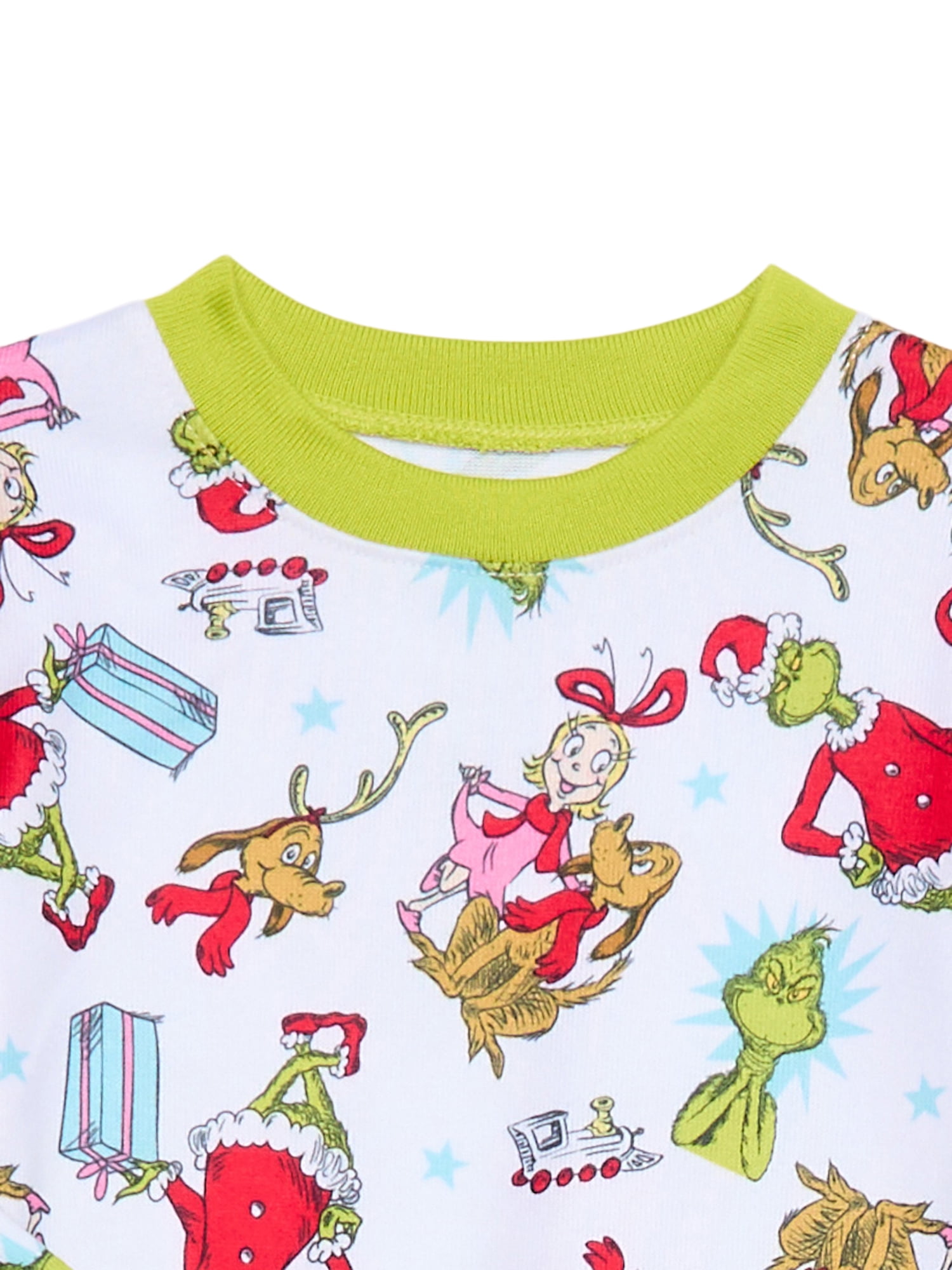 Character Toddler Christmas Snug Fit Top and Pants, 2-Piece Pajama Set, Sizes 12M-5T