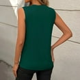 thumbnail image 6 of WTXUE Tank Tops Sleeveless, Crew Neck Women's Vest Summer Casual Top Solid | Casual for Women Green XXL, 6 of 6