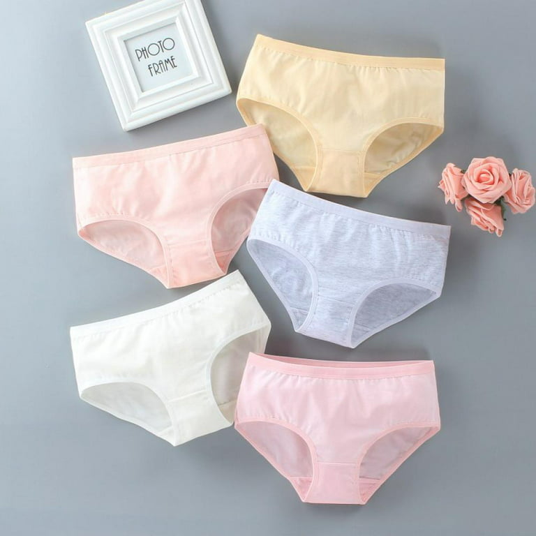 GYRATEDREAM Big Girls' Underwear Teens Contrasting Color Cotton