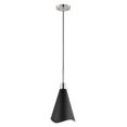 thumbnail image 3 of 60/7478-Nuvo Lighting-Tango - 1 Light Large Pendant In Mid-Century Modern Style-20.13 Inches Tall and 15 Inches Wide-Matte Black/Polished nickel, 3 of 4