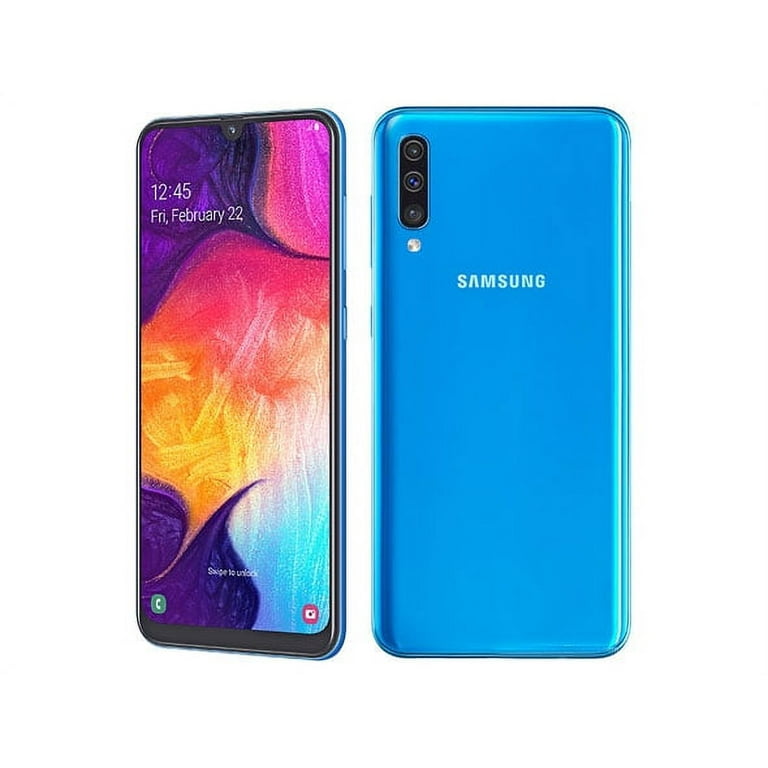 Samsung Galaxy A50 (A505) 128GB, Dual-SIM, 6.4 Infinity-U  Display, Triple Camera, GSM Unlocked Smartphone - International Model  (White) : Cell Phones & Accessories