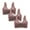 Coffee bras for women, variant on Wycnly Bras for Women,Womens Sports Bras,3pcs Wireless Bras for Women Plus Size Comfort Lightly Lace Seamless Bralettes Ladies Push up Full Coverage Wirefree Underwear Bra